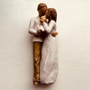 Willow Tree Wooden FIgurine Baby Family